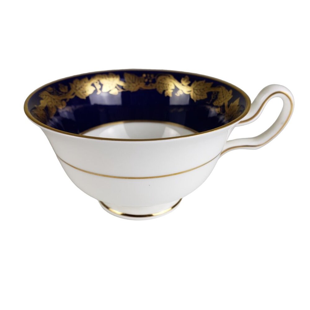 Wedgewood Vintage Whitehall Cobalt Blue Cup and Saucer Set Excellent Condition - Picture 3 of 9